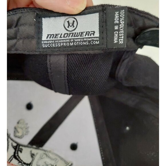 Fresno Grizzlies Snapback Baseball Hat Cap Grizzly Logo Orange Black Melonwear - Picture 5 of 6